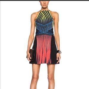 Alexander Wang Accordion Racer Back Pleated Dress
